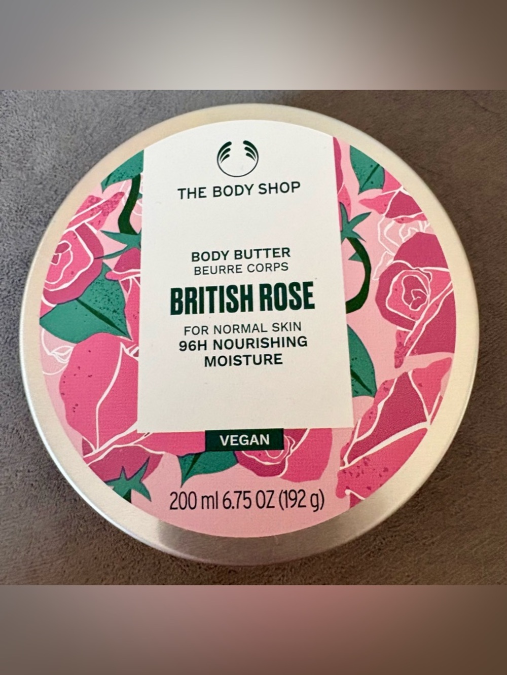 The Body Shop Body Butter ~ British Rose ~ 6.75 Fl Oz.